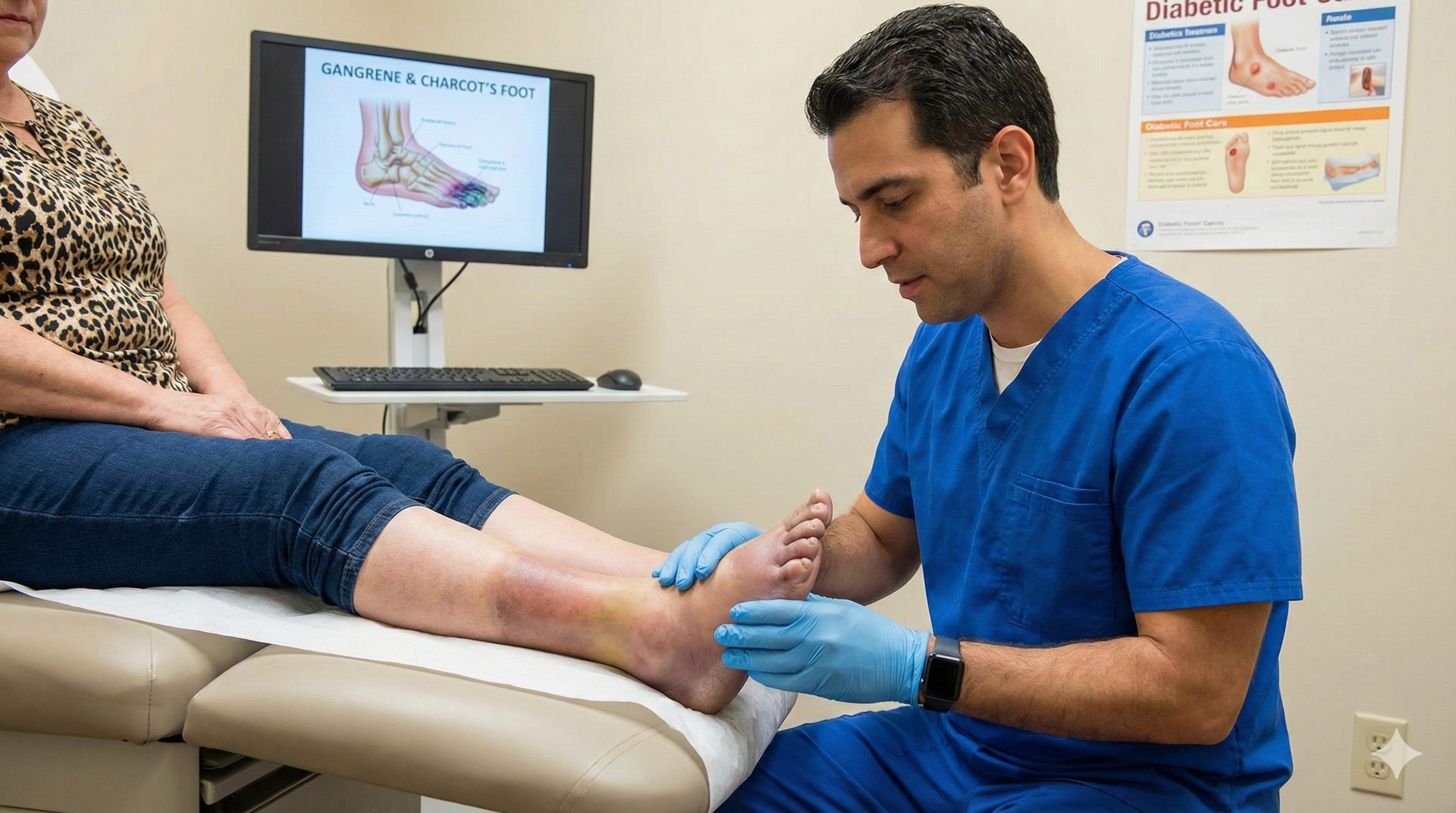 Gangrene and Charcot foot management