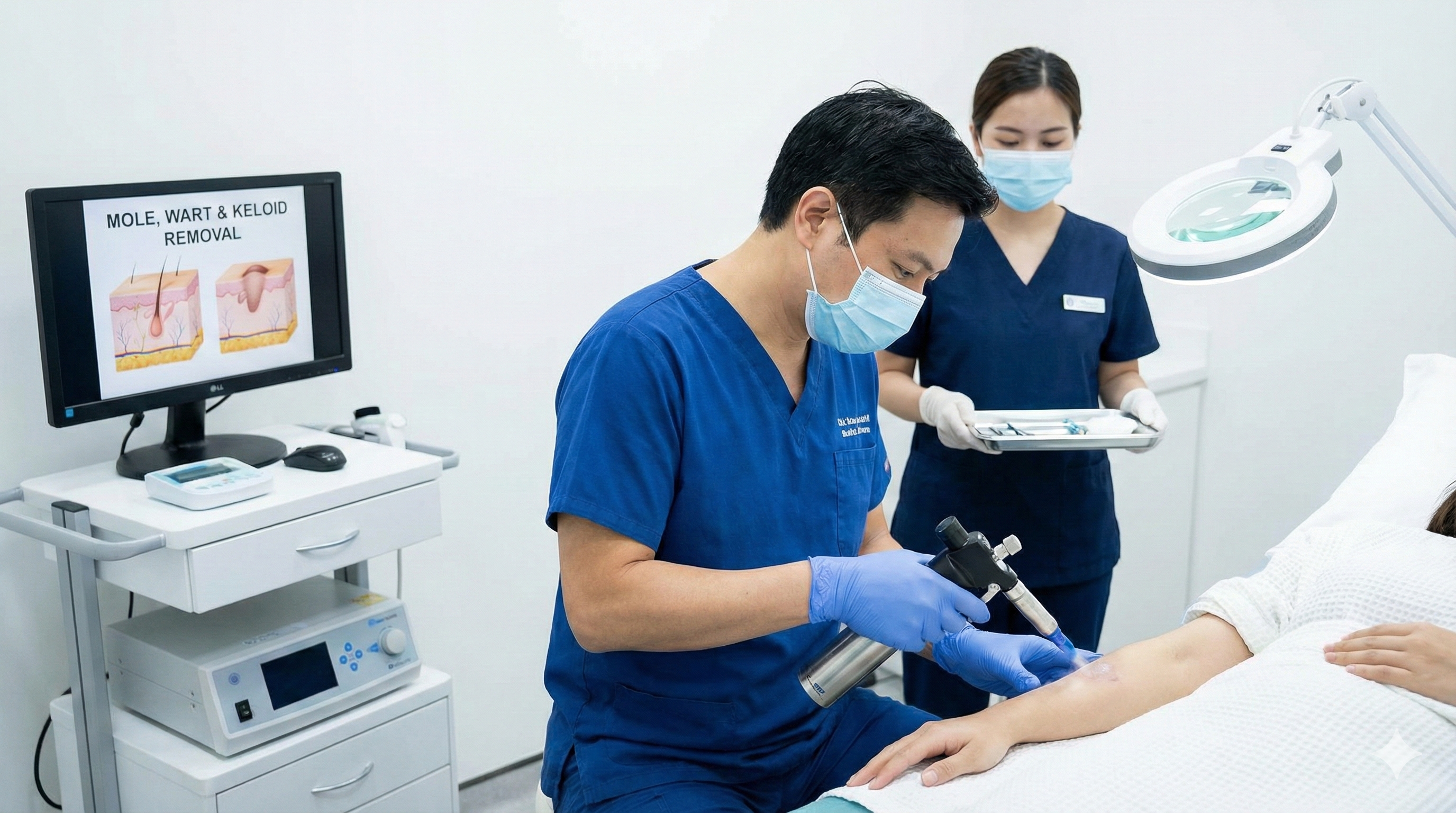 Mole Wart and Keloid Removal