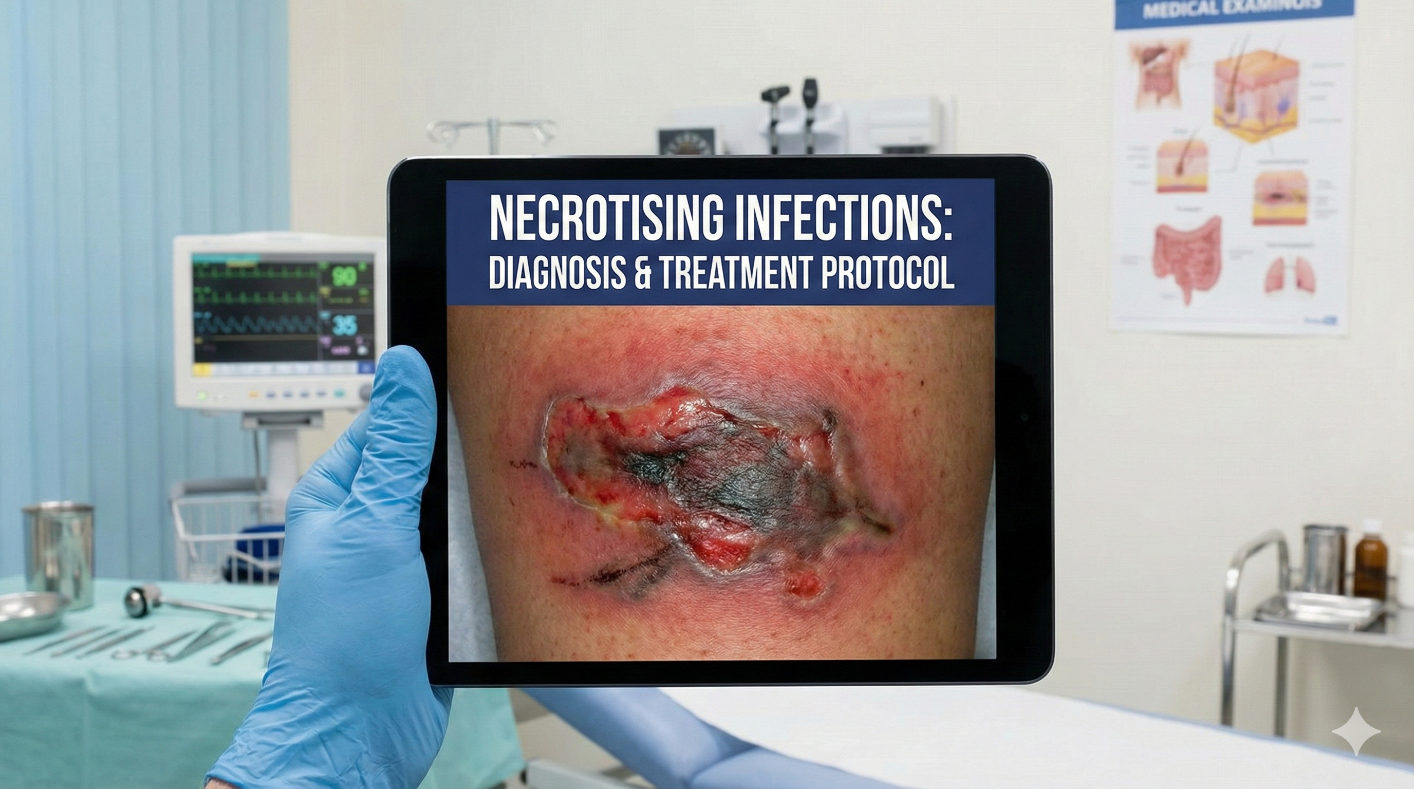 Necrotising wound infections