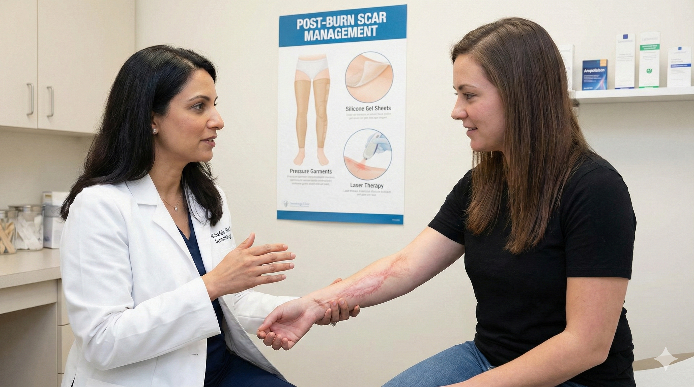 Post burn scar management