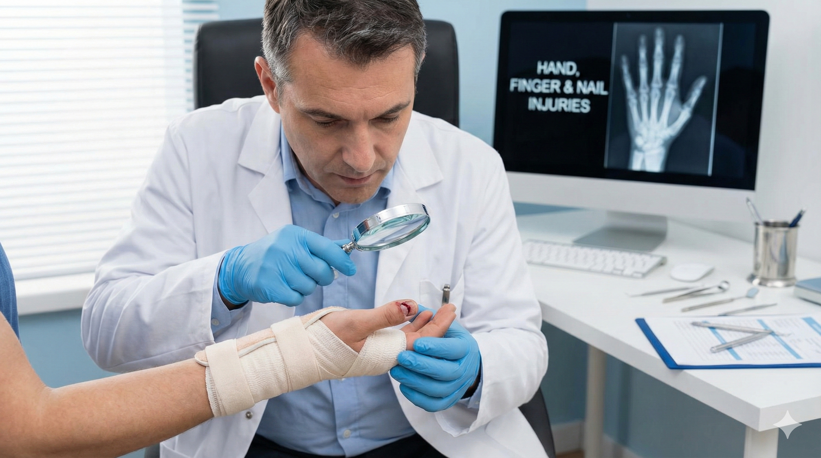 Hand and finger trauma