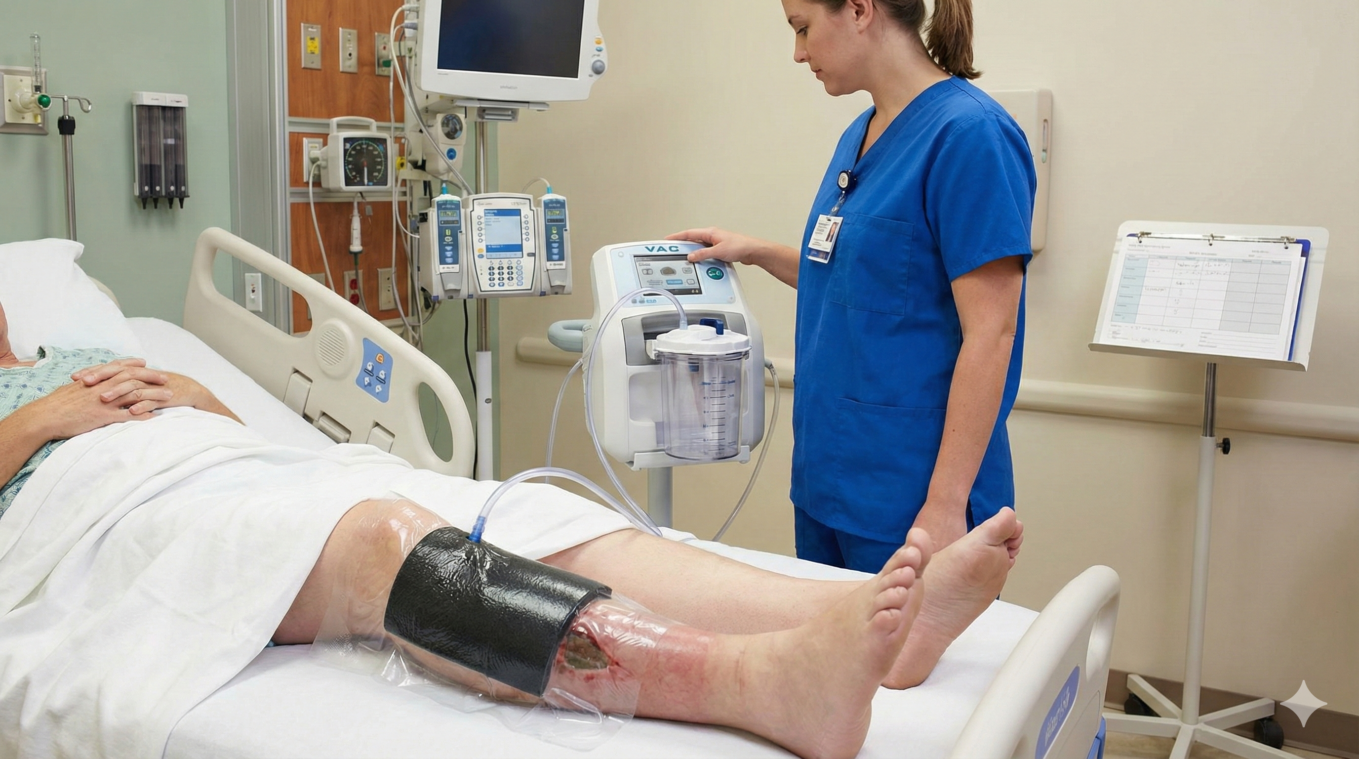 Vacuum assisted closure therapy